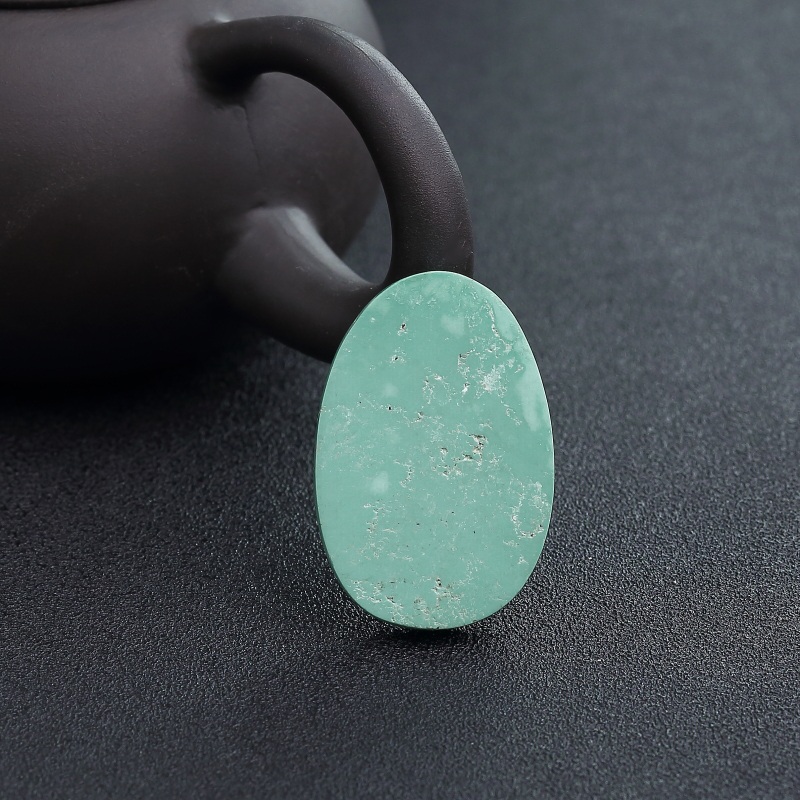 天然中高瓷绿松石仿古龙吊坠-红掌柜