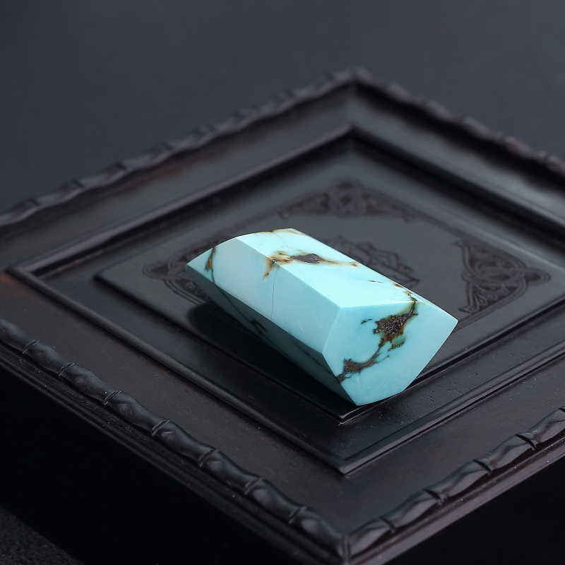 绿松石随形吊坠-红掌柜