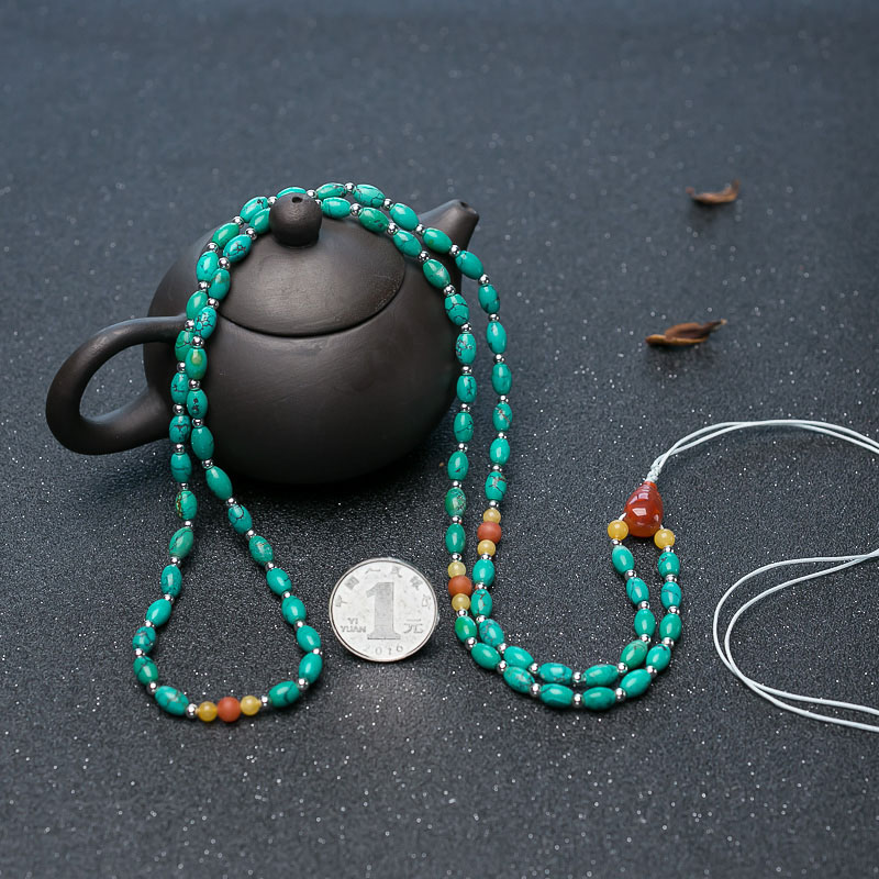 天然绿松石配链-红掌柜