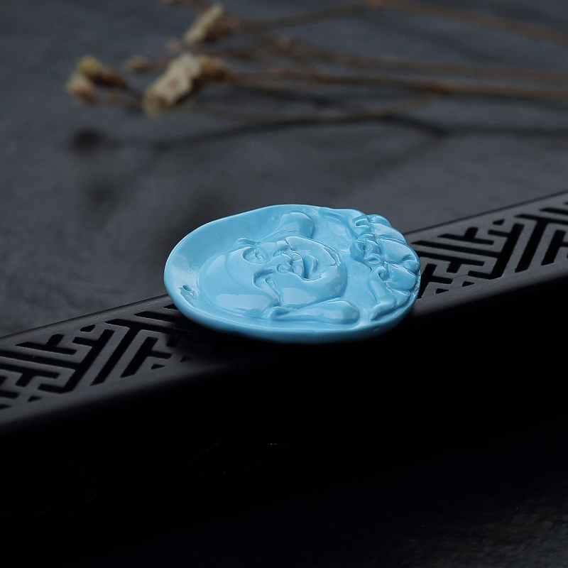 美松弥勒佛吊坠-红掌柜