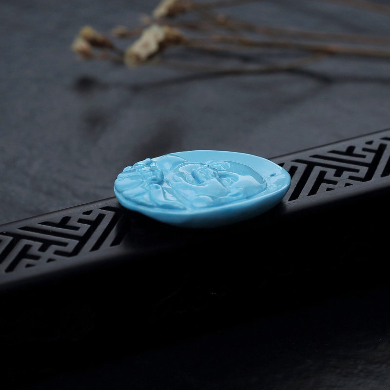 原矿美松吊坠-红掌柜