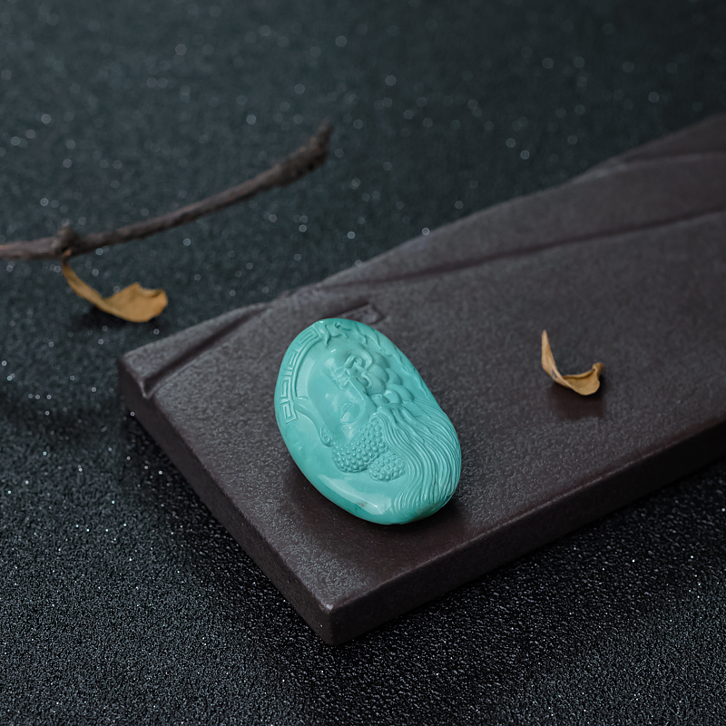 高瓷蓝绿绿松石一念之间-红掌柜