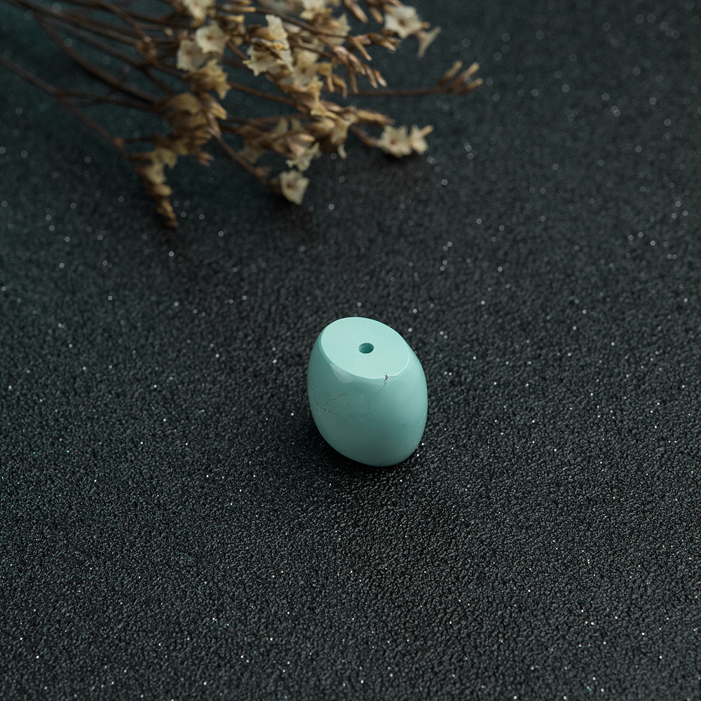 天然绿松石背云-红掌柜