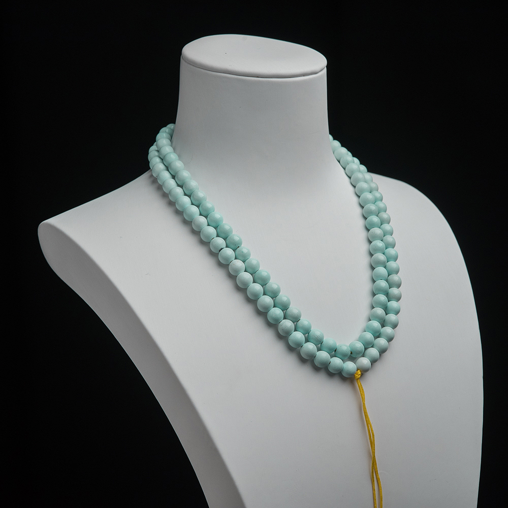 浅蓝绿松石珠链-红掌柜