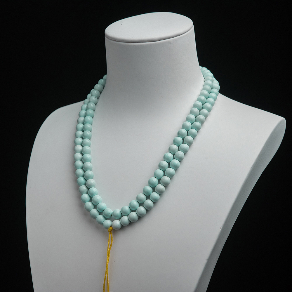 中高瓷绿松石珠链-红掌柜