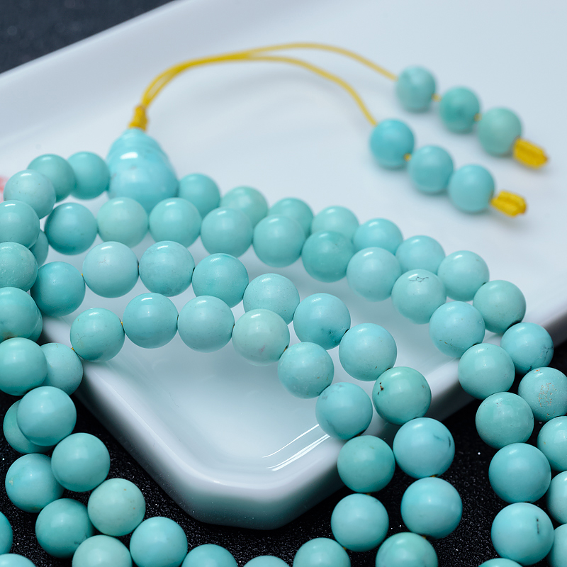 绿松石108佛珠-红掌柜