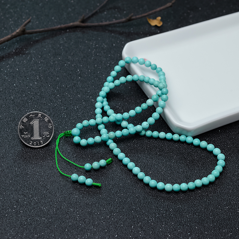 铁线绿松石长链-红掌柜