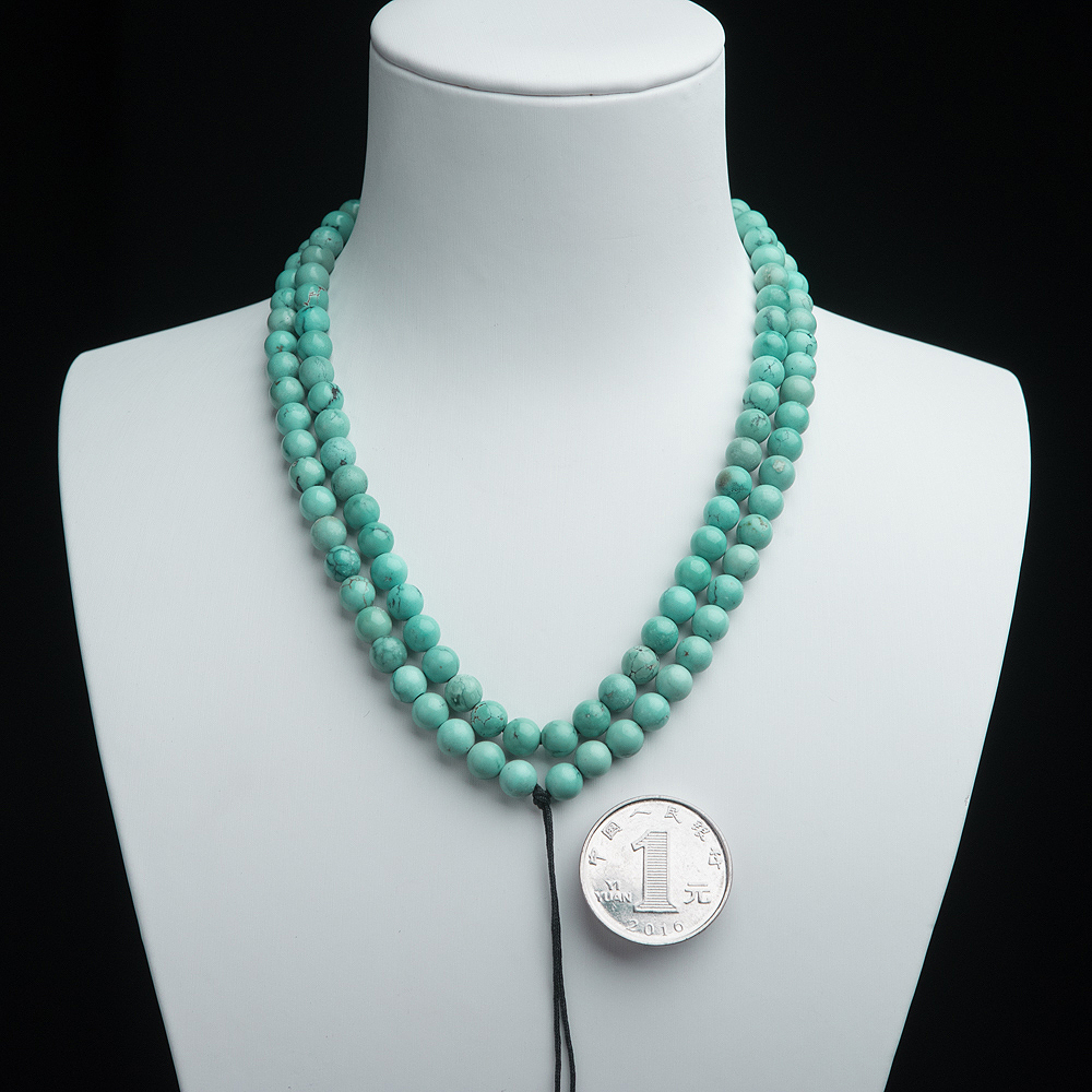 湖北绿松石珠链-红掌柜