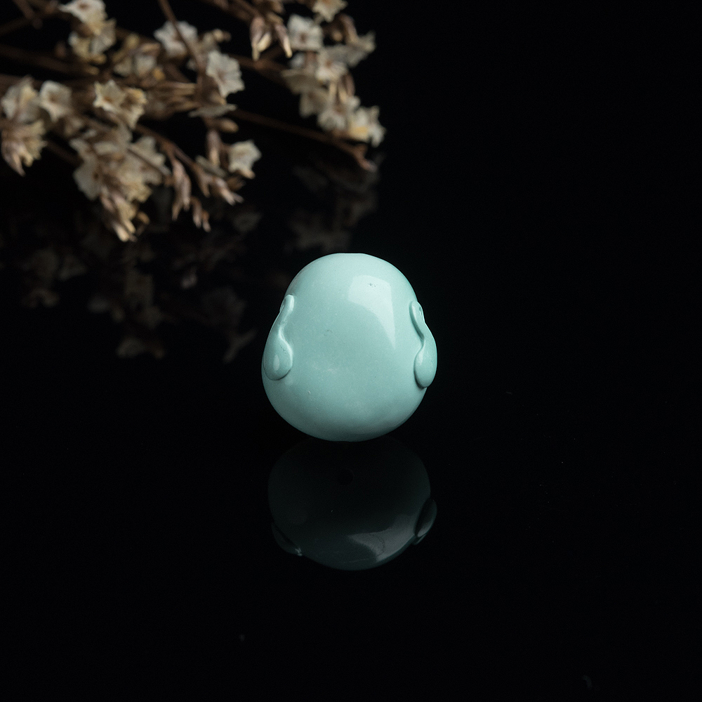 绿松石佛头背云-红掌柜