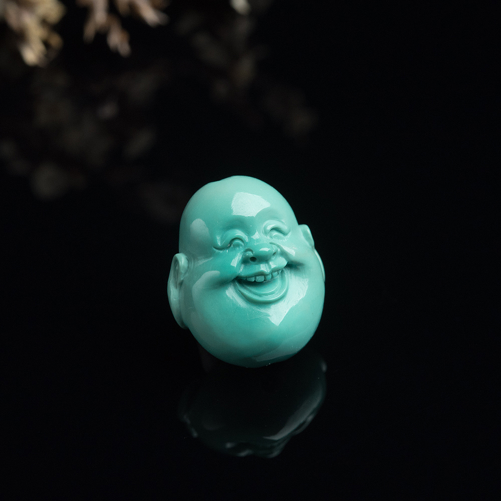 湖北绿松石佛头背云-红掌柜