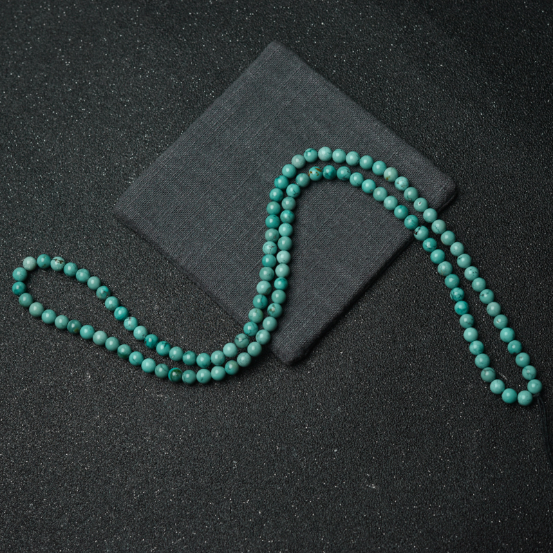 高瓷铁线绿松石长链-红掌柜