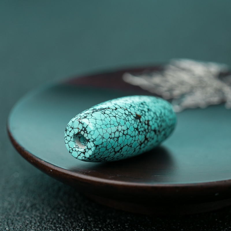 绿松石桶珠-红掌柜