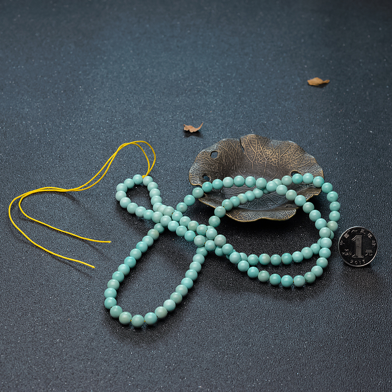 湖北天然绿松石长链-红掌柜
