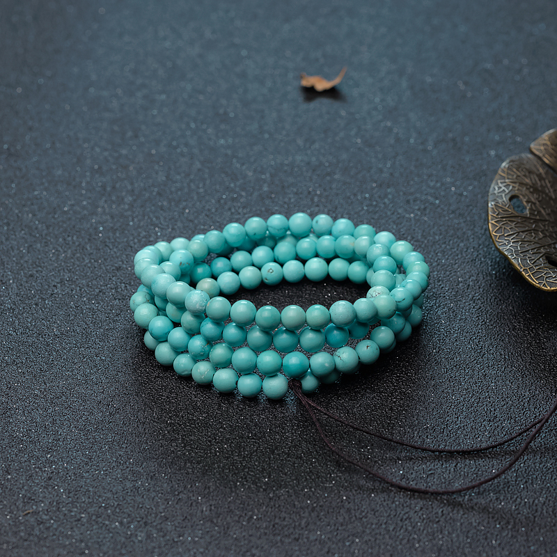 蓝绿松石长链-红掌柜