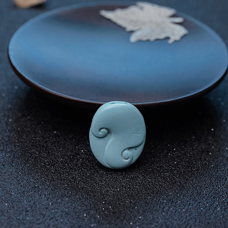 绿松石龙头吊坠-红掌柜