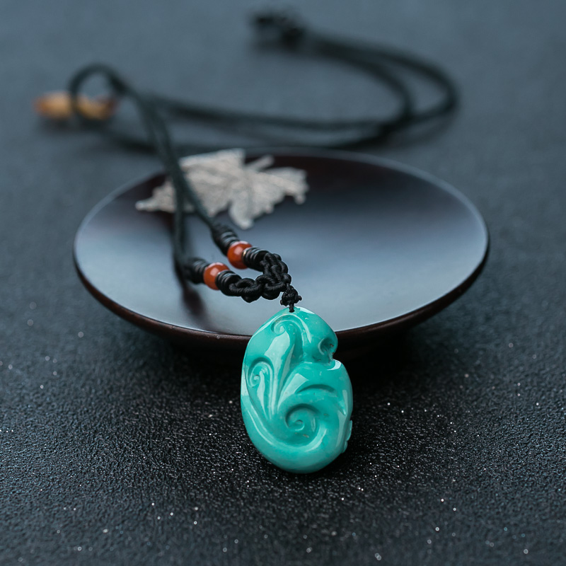 绿松石观音吊坠-红掌柜