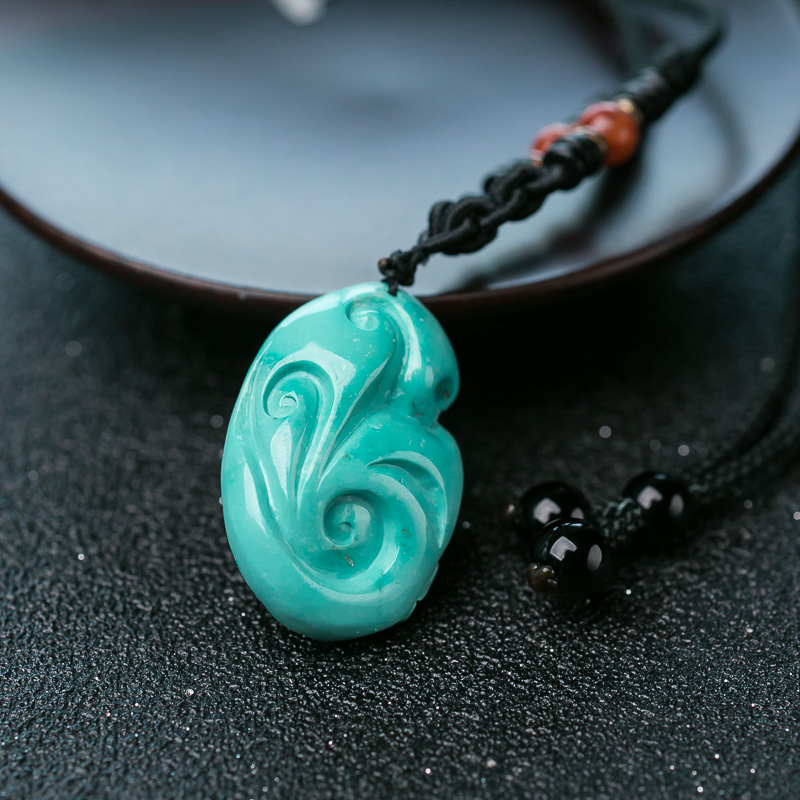 绿松石观音挂坠-红掌柜