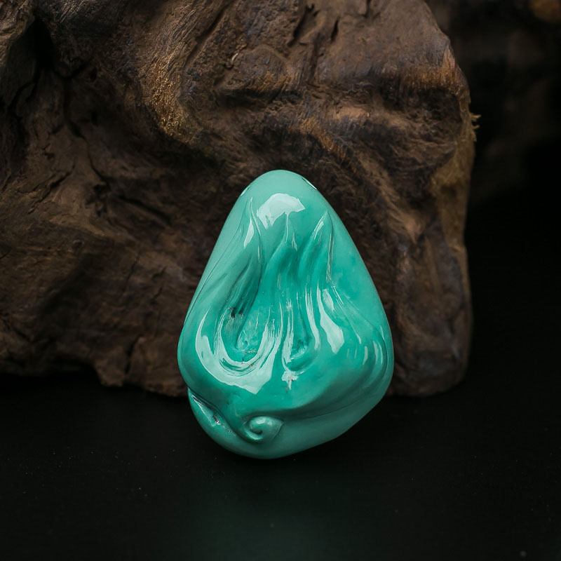 绿松石观音吊坠-红掌柜