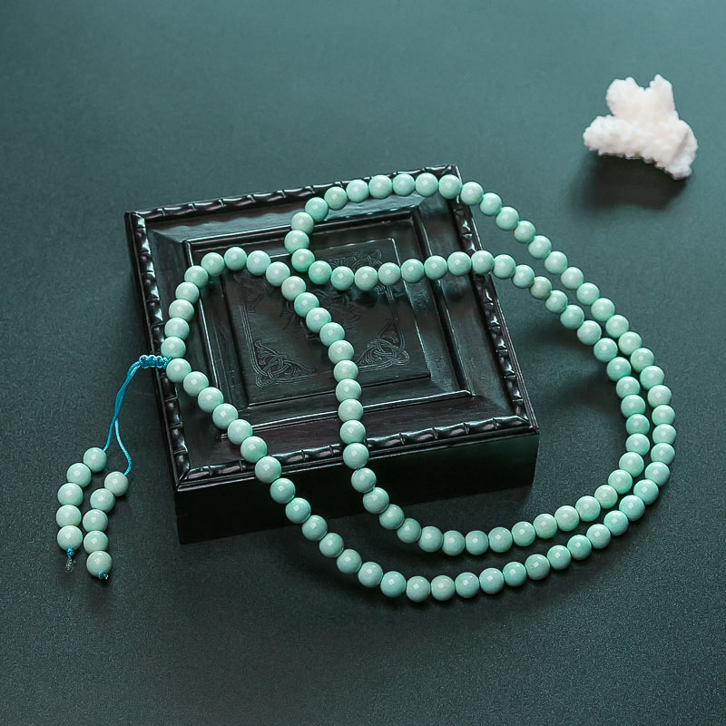 绿松石108佛珠-红掌柜