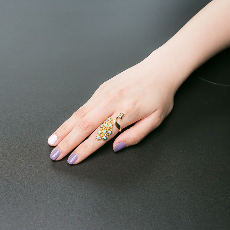 银镶原矿美松戒指-红掌柜