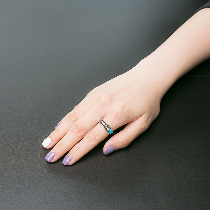 天然原矿美松戒指-红掌柜