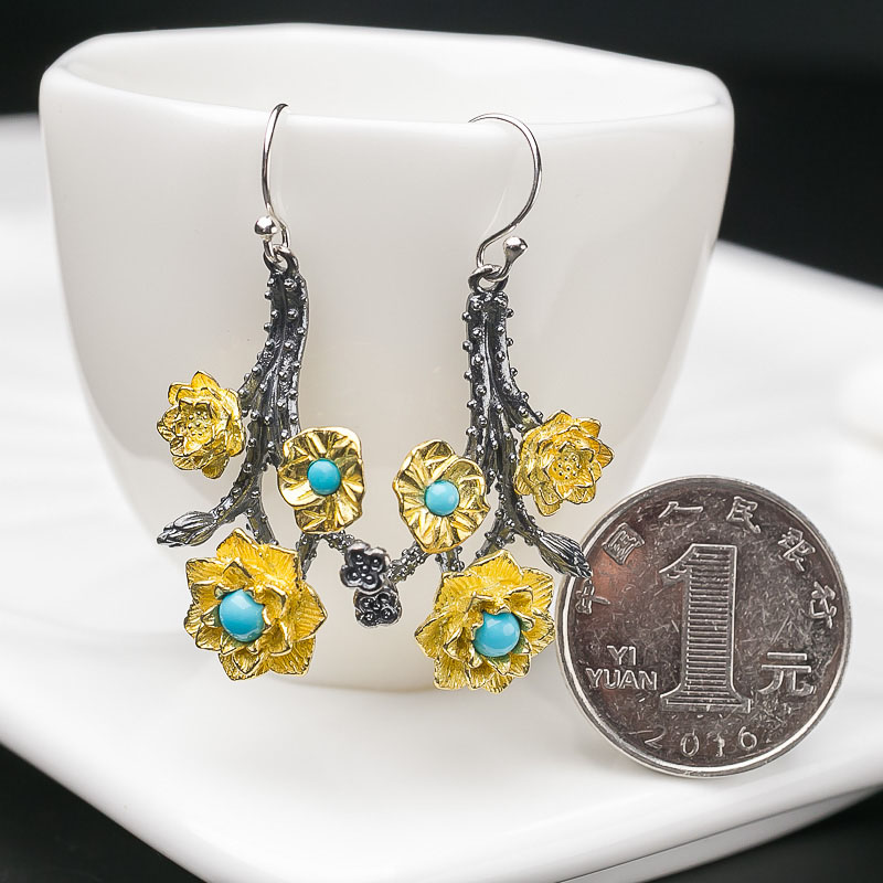 天然美松耳坠-红掌柜