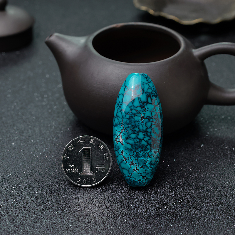 乌兰花绿松石随型吊坠-红掌柜