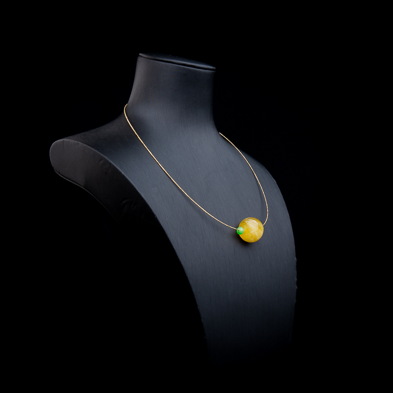 金绞蜜圆珠项链-红掌柜