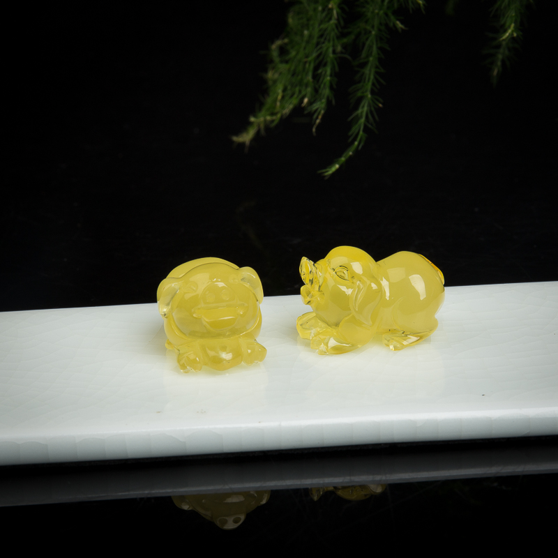 蜜蜡套装-红掌柜