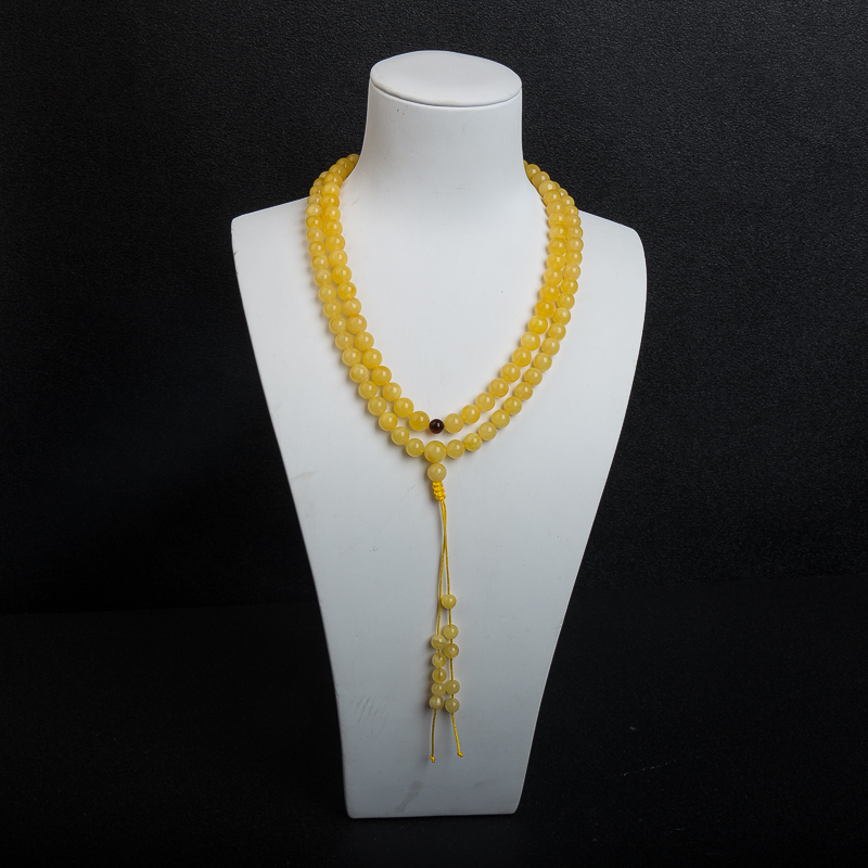 蜜蜡108佛珠-红掌柜