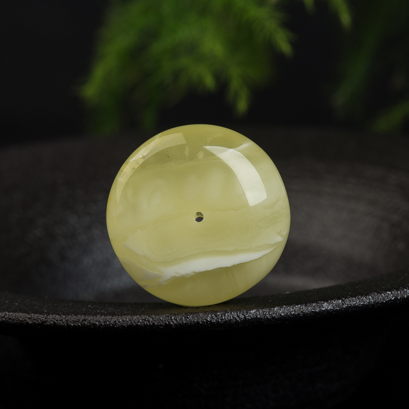 白花蜜平安扣吊坠-红掌柜