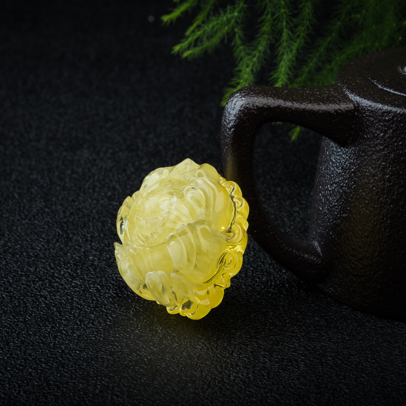 金绞蜜花开富贵吊坠-红掌柜