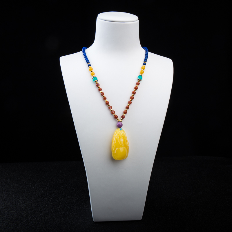 蜜蜡福禄吊坠-红掌柜