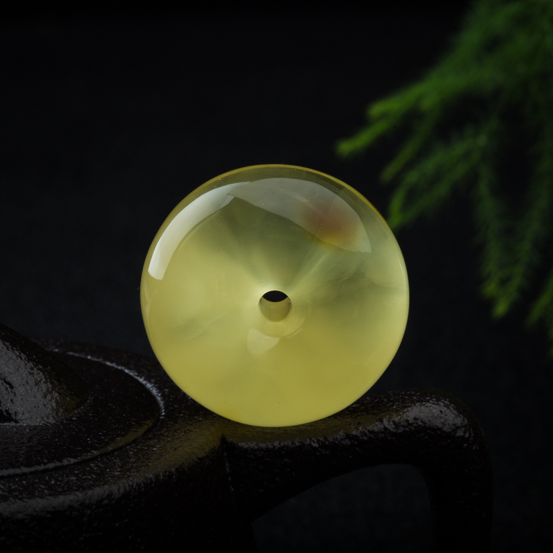 蜜蜡吊坠-红掌柜