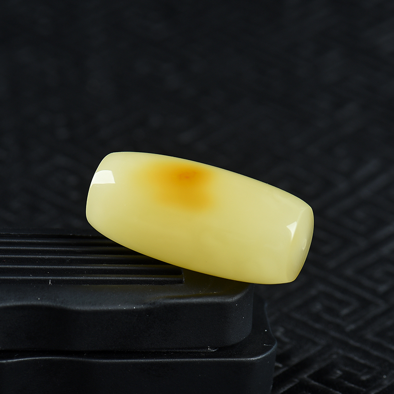 波罗的海天然蜜蜡桶珠吊坠-红掌柜