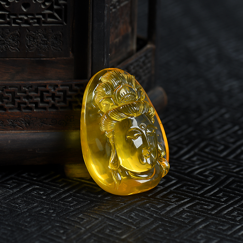 金珀吊坠-红掌柜