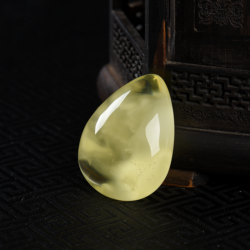 柠檬黄金绞蜜吊坠-红掌柜