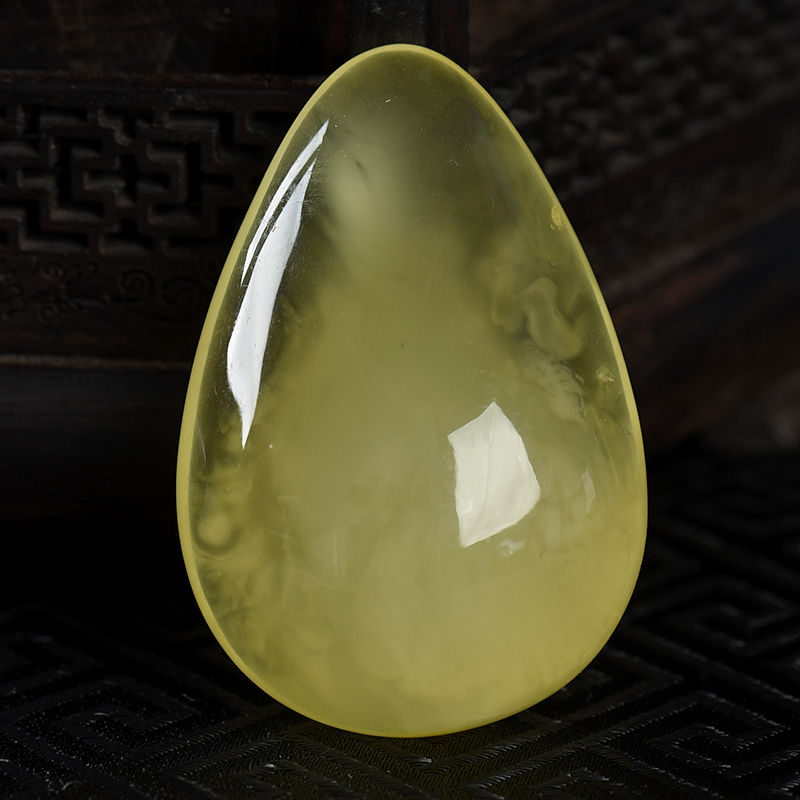 天然柠檬黄金绞蜜随形吊坠-红掌柜