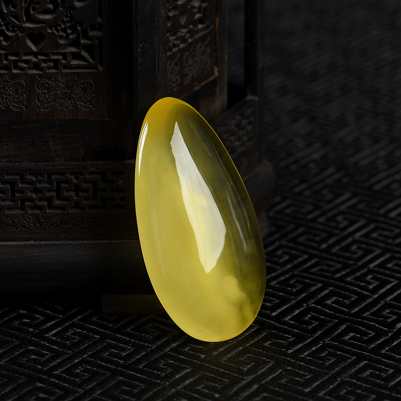 天然柠檬黄金绞蜜随形吊坠-红掌柜