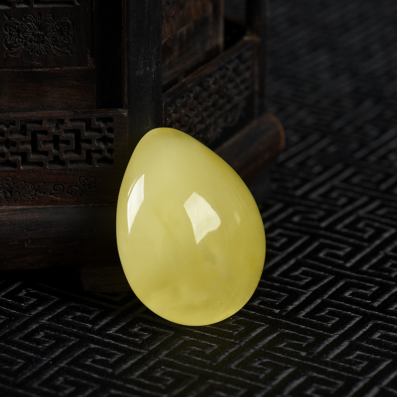 天然柠檬黄金绞蜜随形吊坠-红掌柜