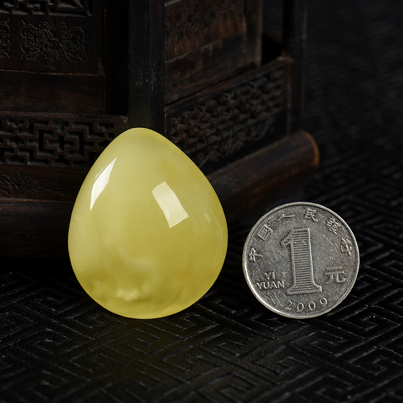 蜜蜡吊坠-红掌柜