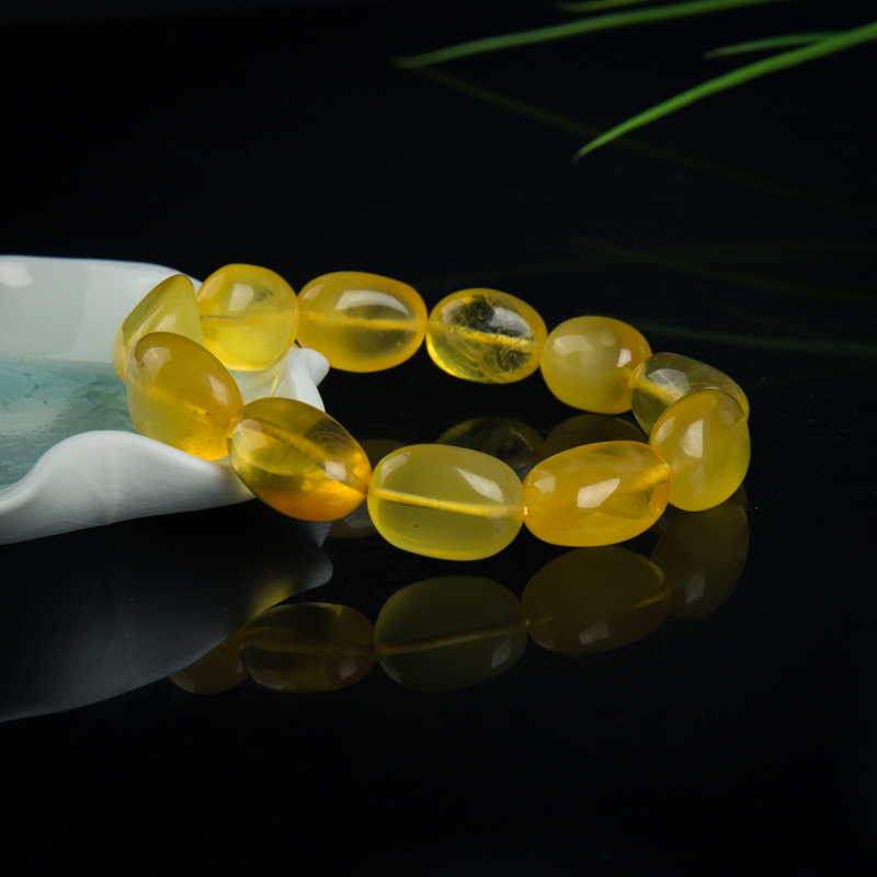 金绞蜜单圈手串-红掌柜