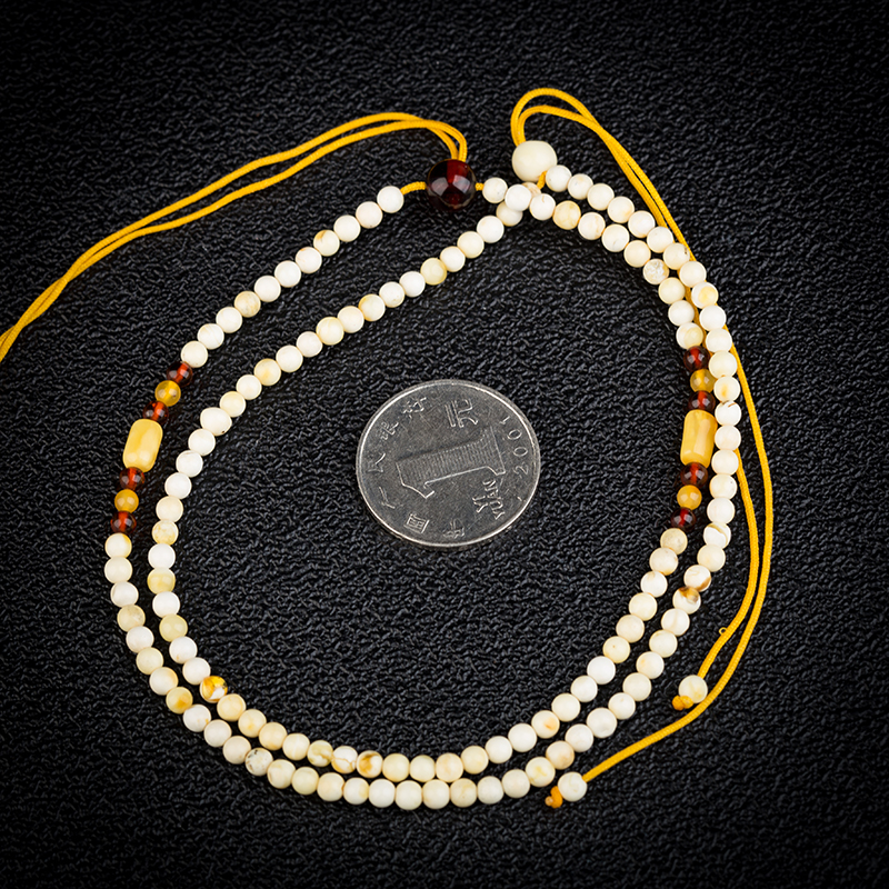 象牙白白蜜佛珠-红掌柜