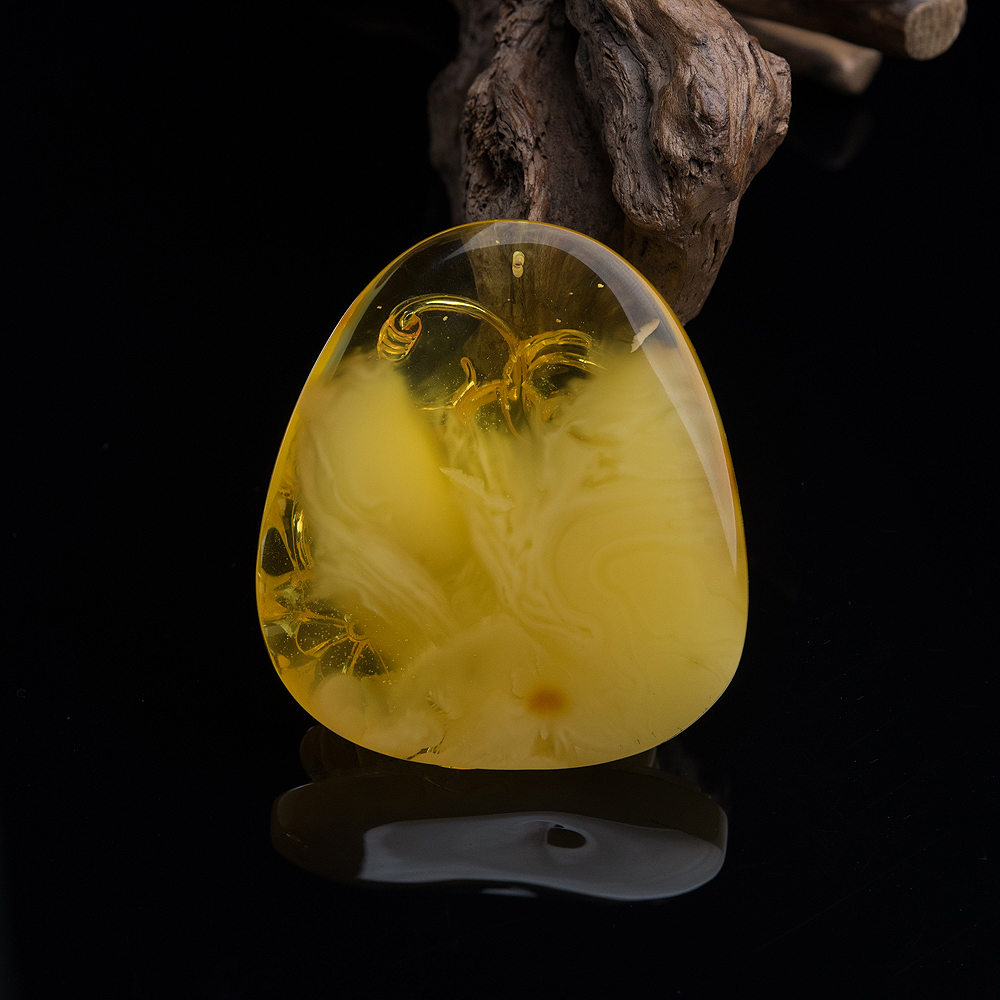 波罗的海绞蜜南瓜吊坠-红掌柜