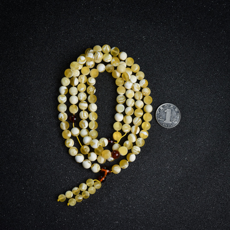 蜜蜡佛珠-红掌柜