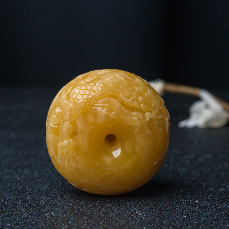 蜜蜡吊坠-红掌柜