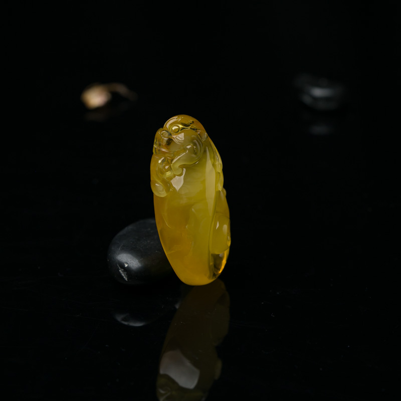 金绞蜜仿古貔貅吊坠-红掌柜