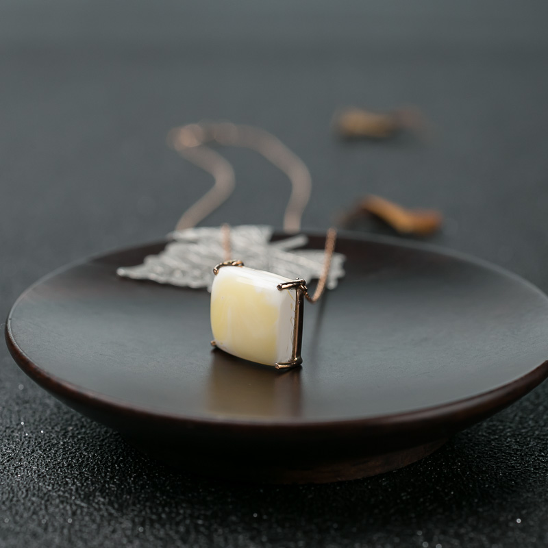 天然白蜜项链-红掌柜