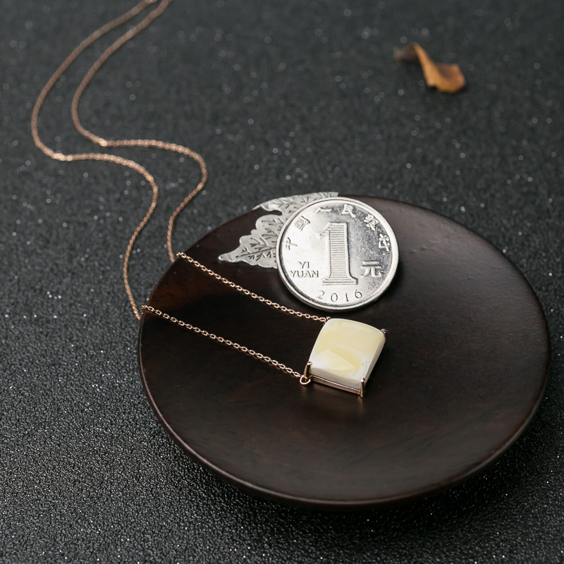 天然白蜜项链-红掌柜