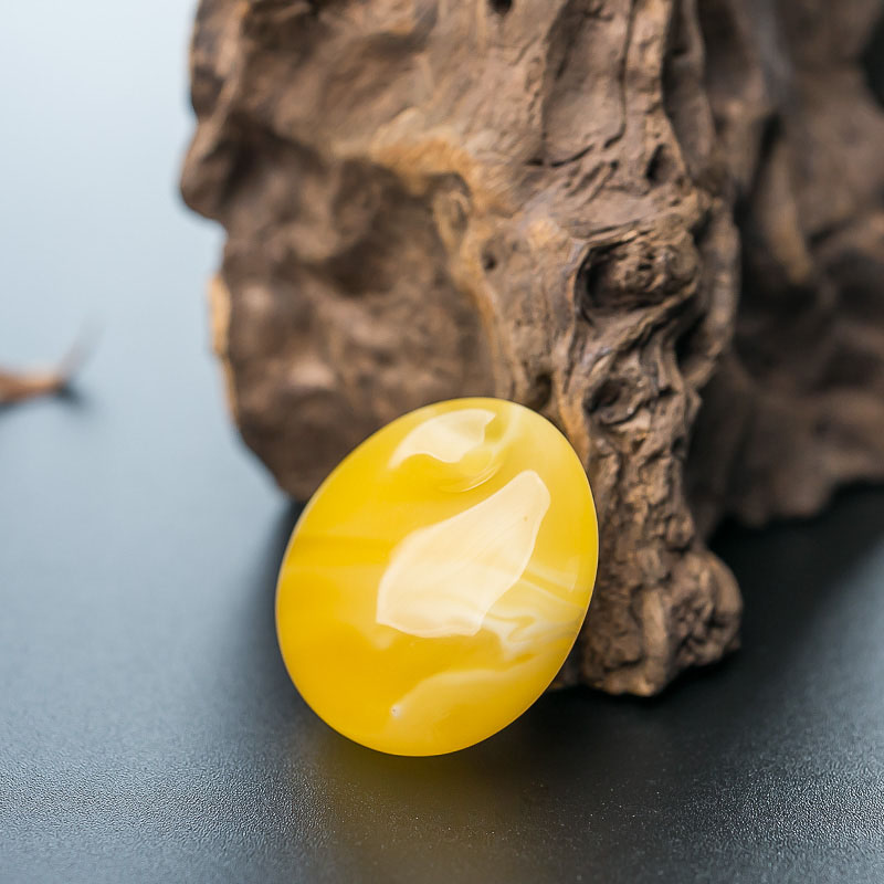 蜜蜡平安扣吊坠-红掌柜